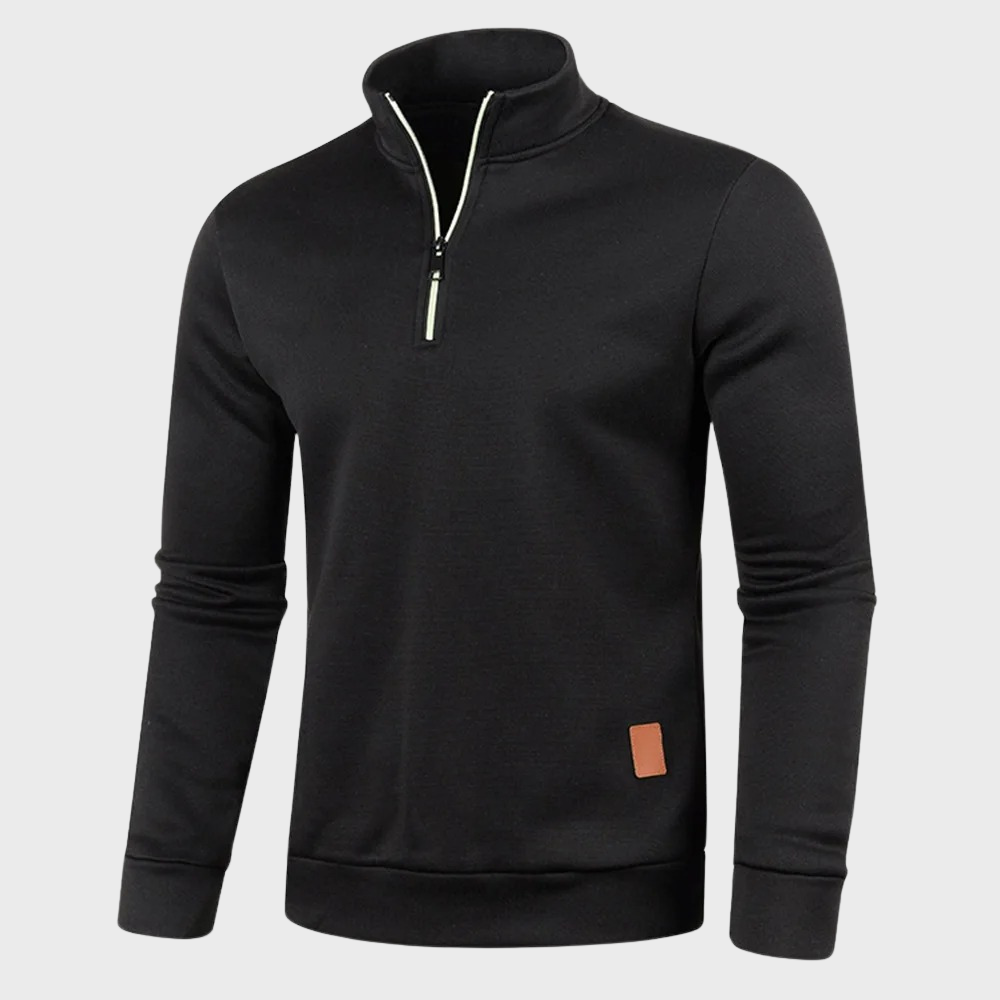 Corbin - Lässiger Herbstpullover mit Reißverschluss für Männer