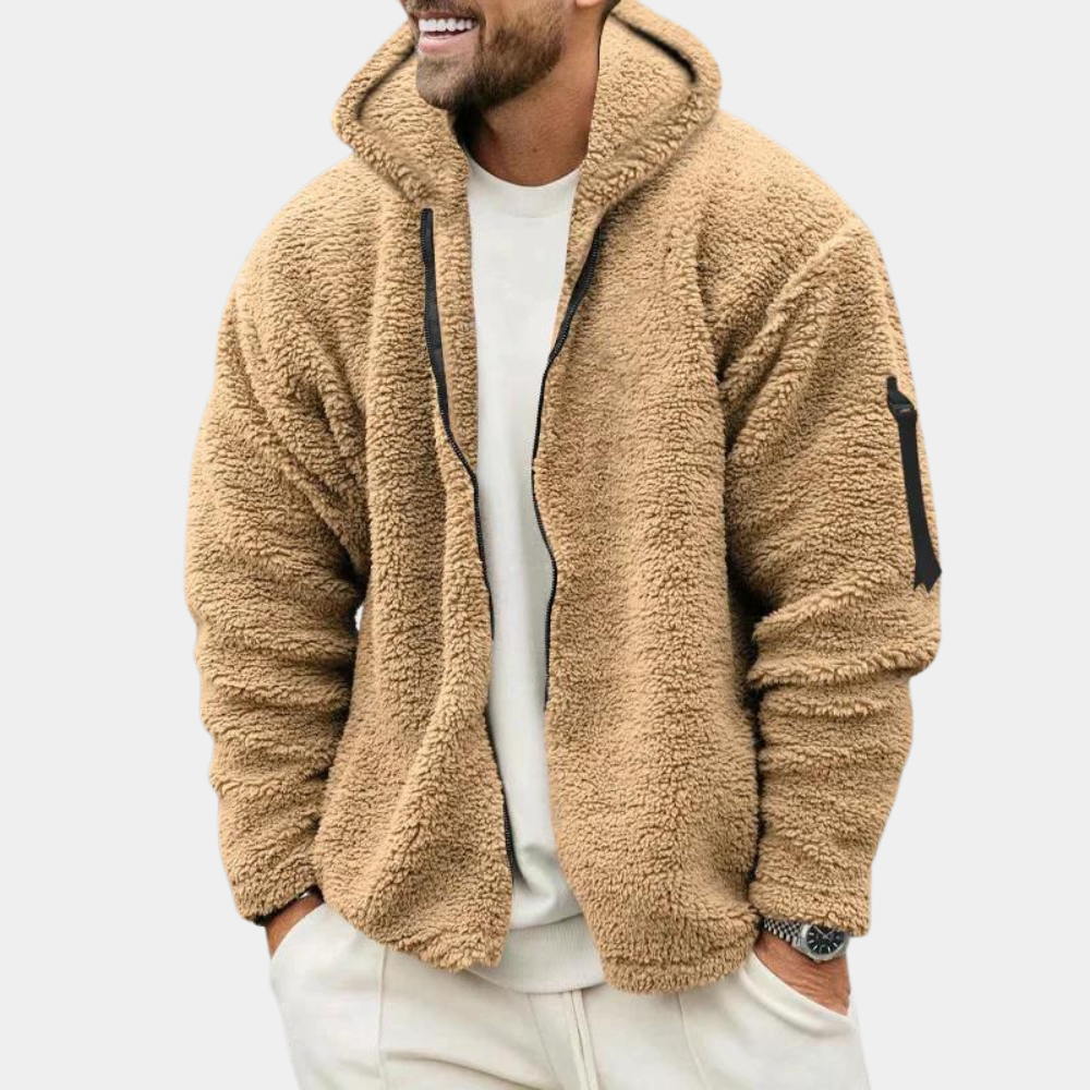 Felpa con cappuccio calda e morbida da uomo | Morbida, casual, confortevole