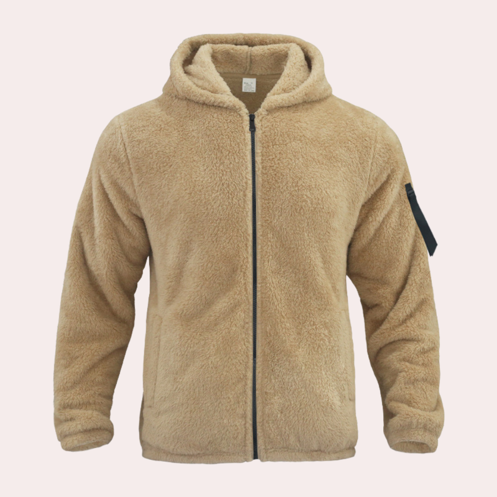 Felpa con cappuccio calda e morbida da uomo | Morbida, casual, confortevole