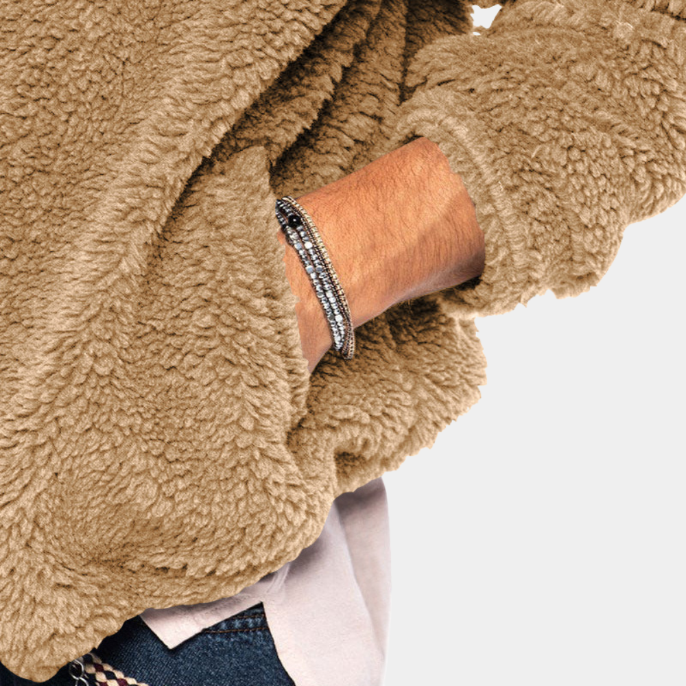 Felpa con cappuccio calda e morbida da uomo | Morbida, casual, confortevole