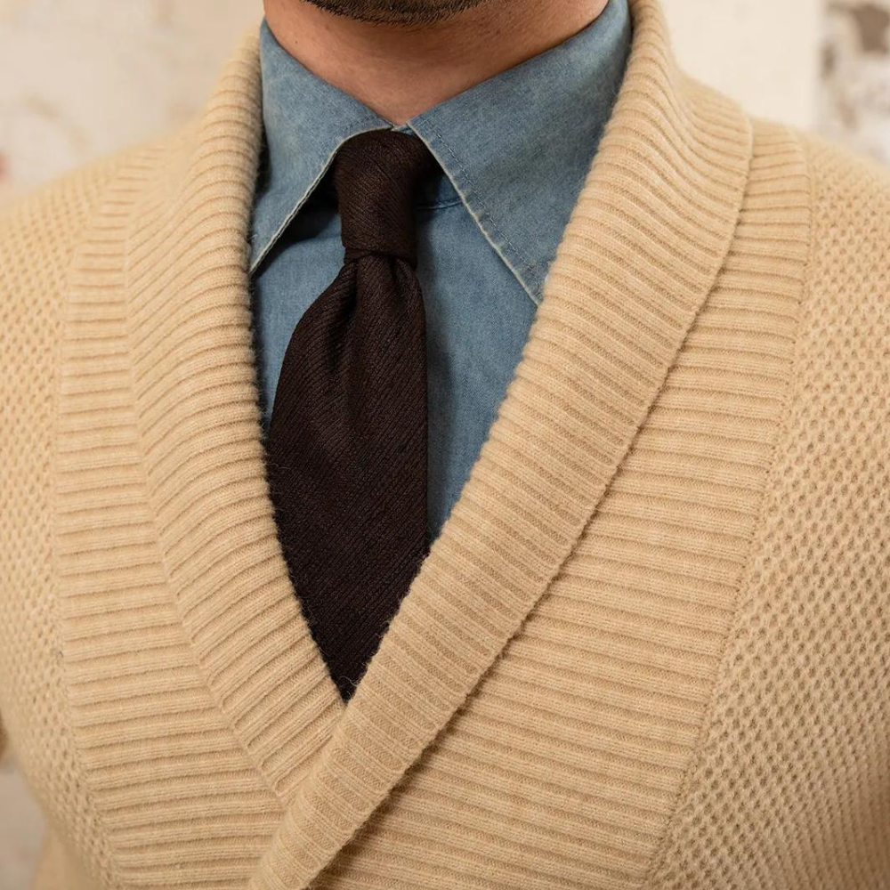 Thierry - Cardigan homme à deux rangées de boutons