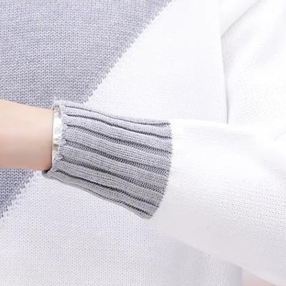 Olek - Trendiger Farbblock-Pullover für Männer