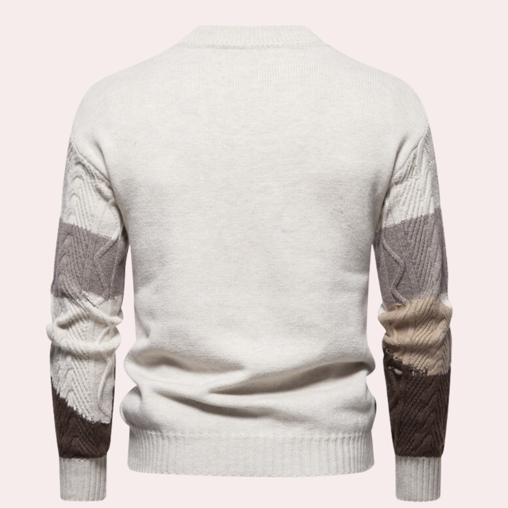 Ladislau - Pull en tricot classique pour hommes