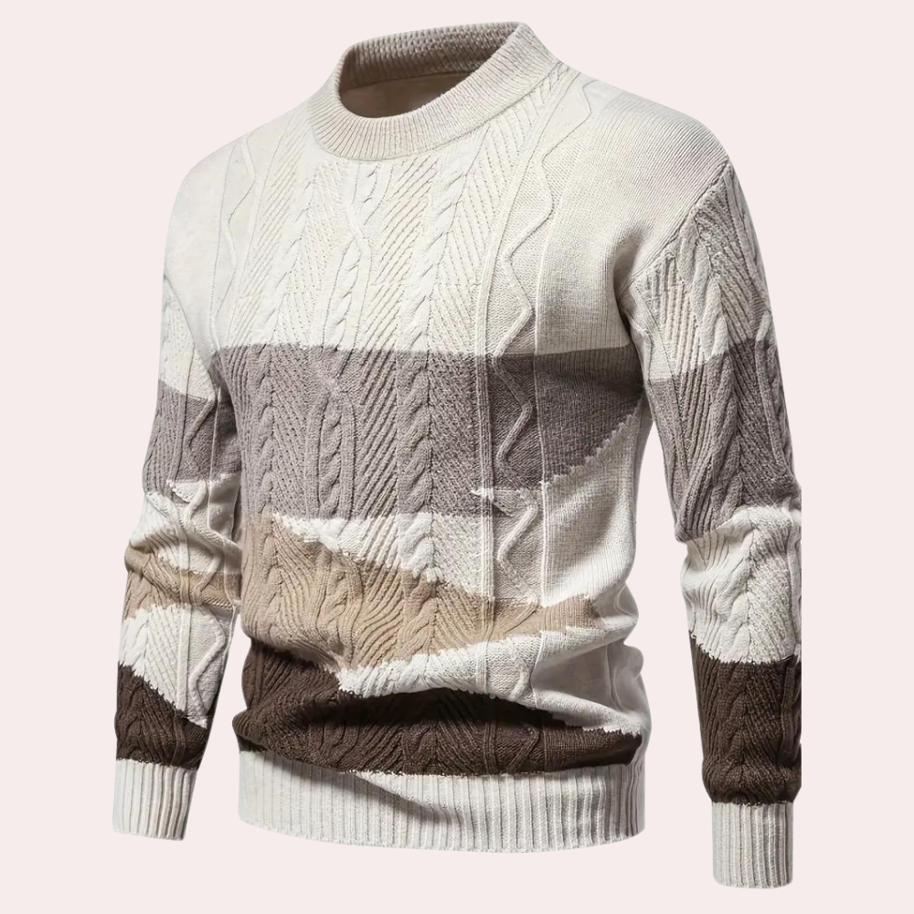 Ladislau - Pull en tricot classique pour hommes