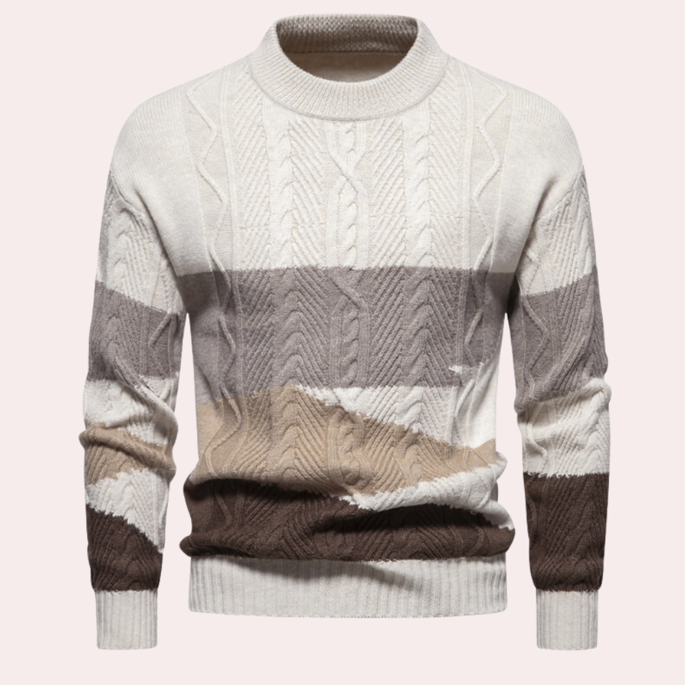 Ladislau - Pull en tricot classique pour hommes