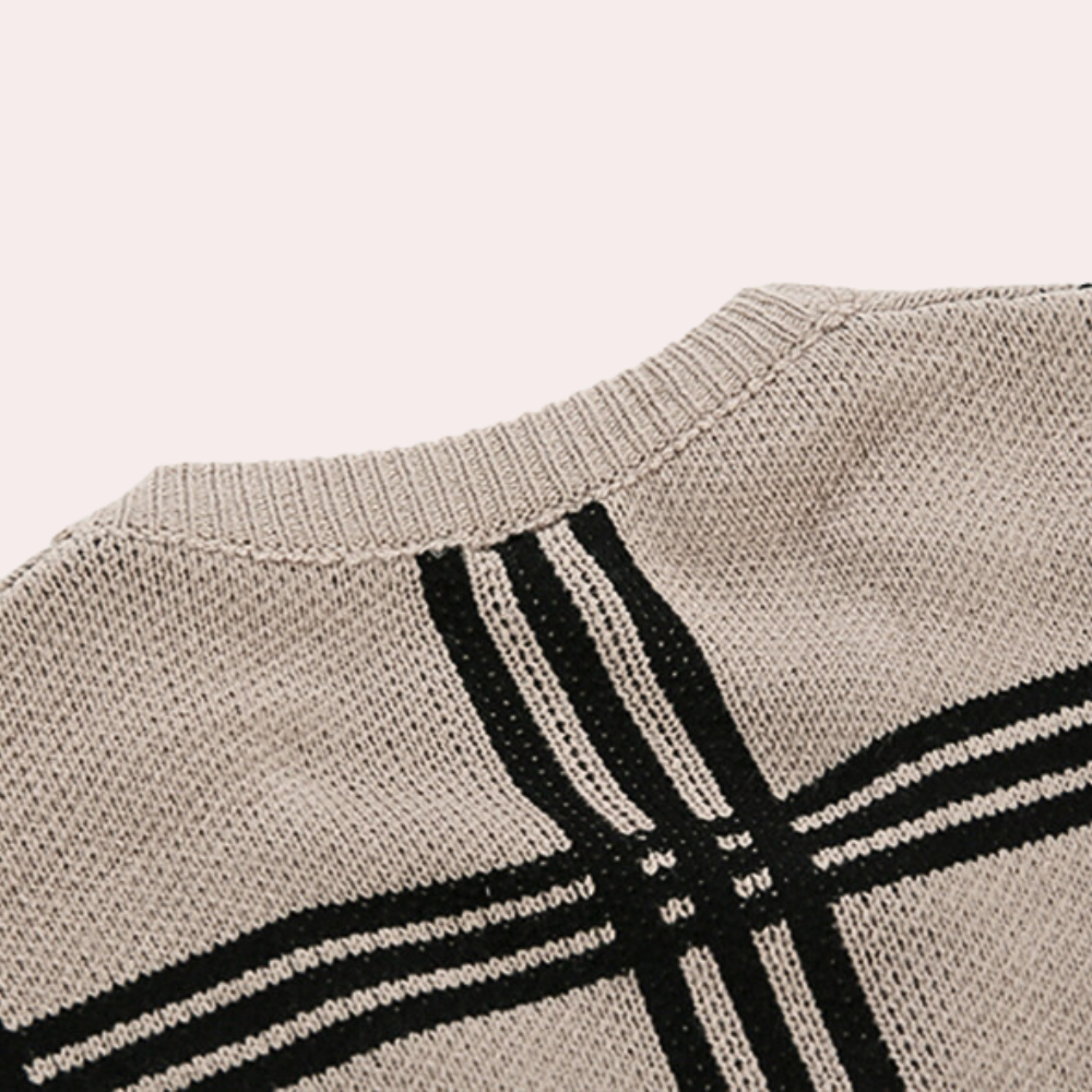 Gert - Casual strikjakke til mænd