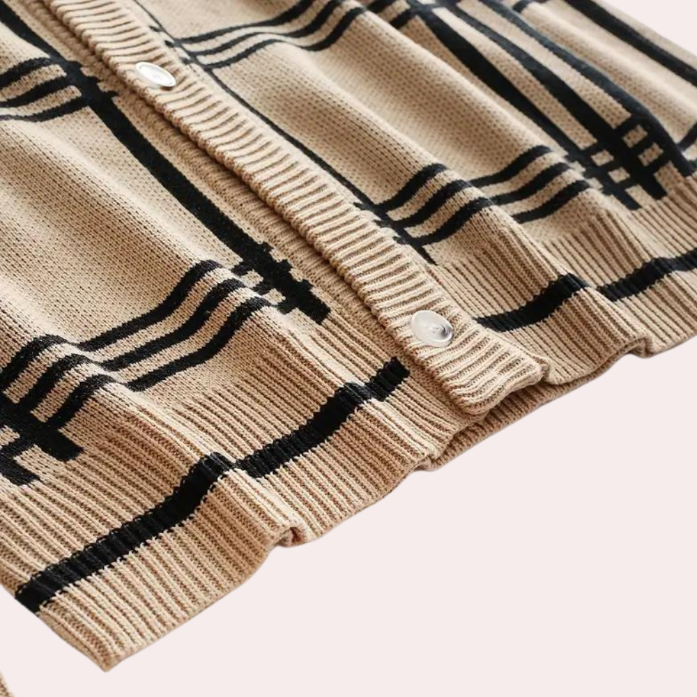 Gert - Casual strikjakke til mænd