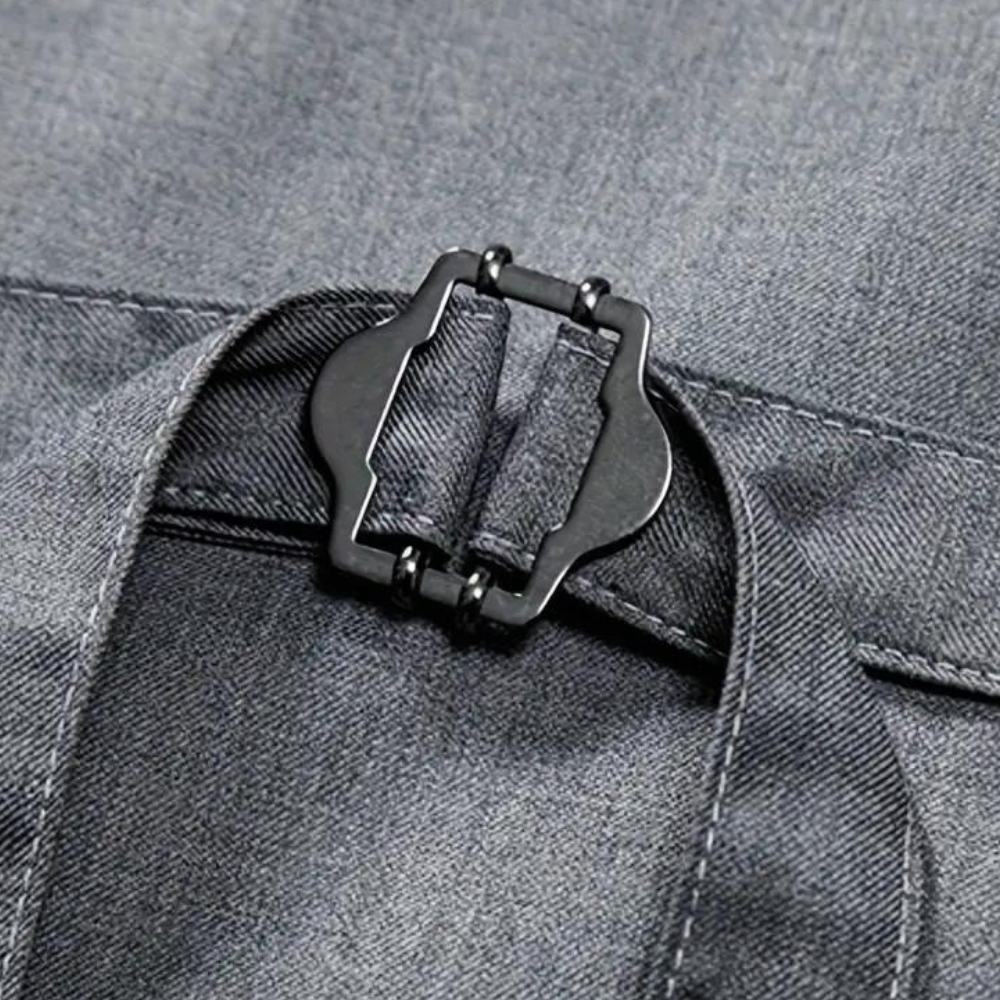 Laszlo - Gilet asymétrique à boutons pour hommes