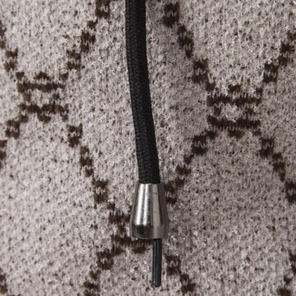 Thanasis - dlouhý pletený svetr s kapucí pro muže