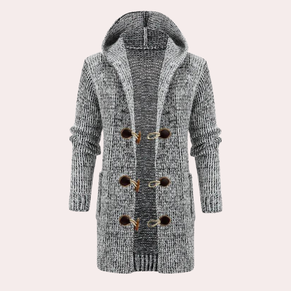 Fanis - Cardigan à capuche pour hommes