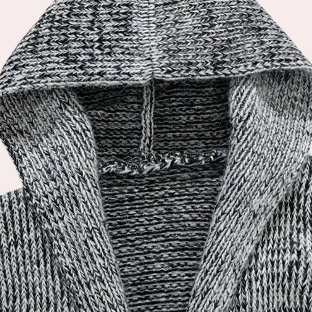 Fanis - Cardigan à capuche pour hommes