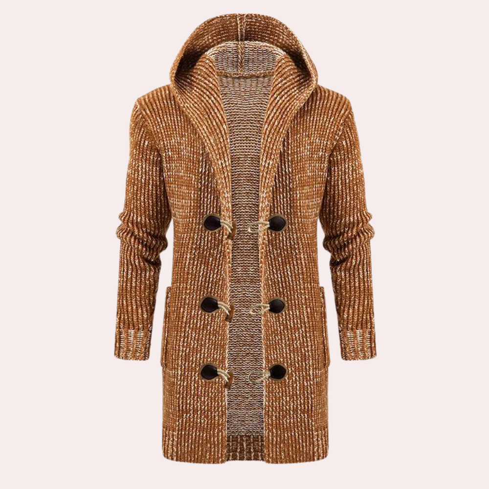 Fanis - Cardigan à capuche pour hommes