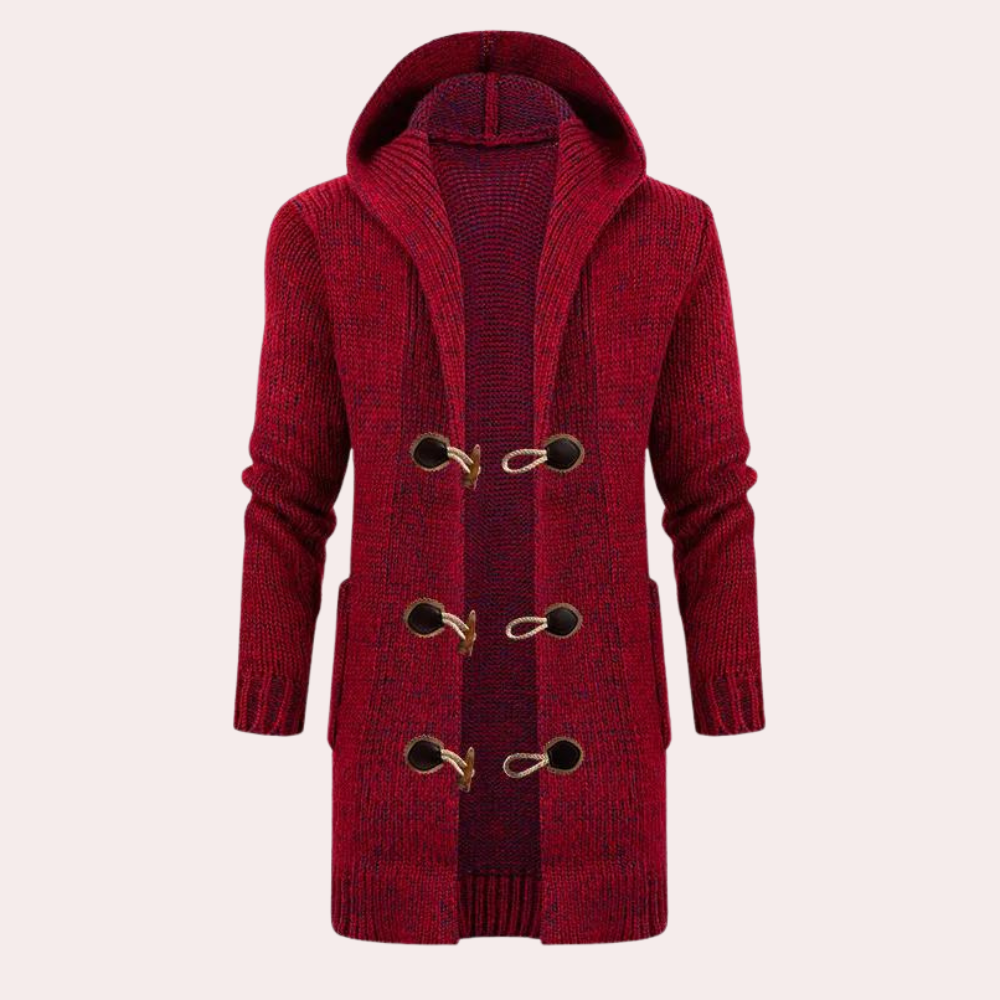 Fanis - Cardigan à capuche pour hommes