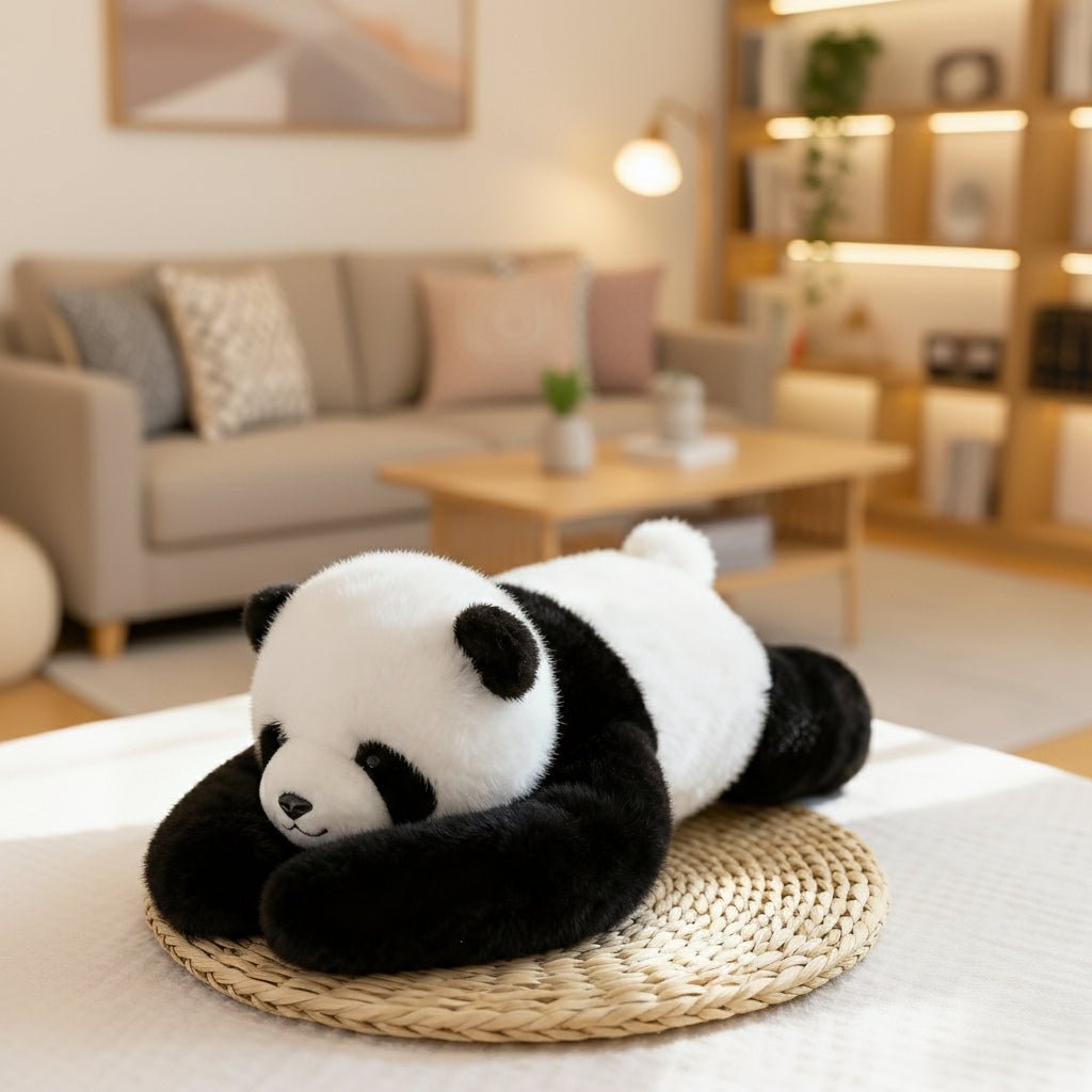 Peluche – bras extra longs pour enlacer, pelage doux et forme solide