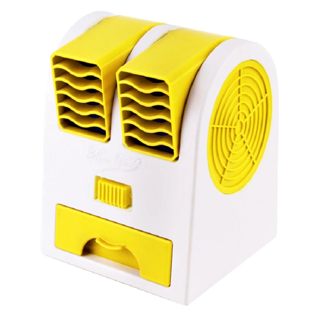 COOLBREEZE – Mini-Klimaanlage mit USB-Anschluss, leisem Betrieb und zwei Luftauslässen 0