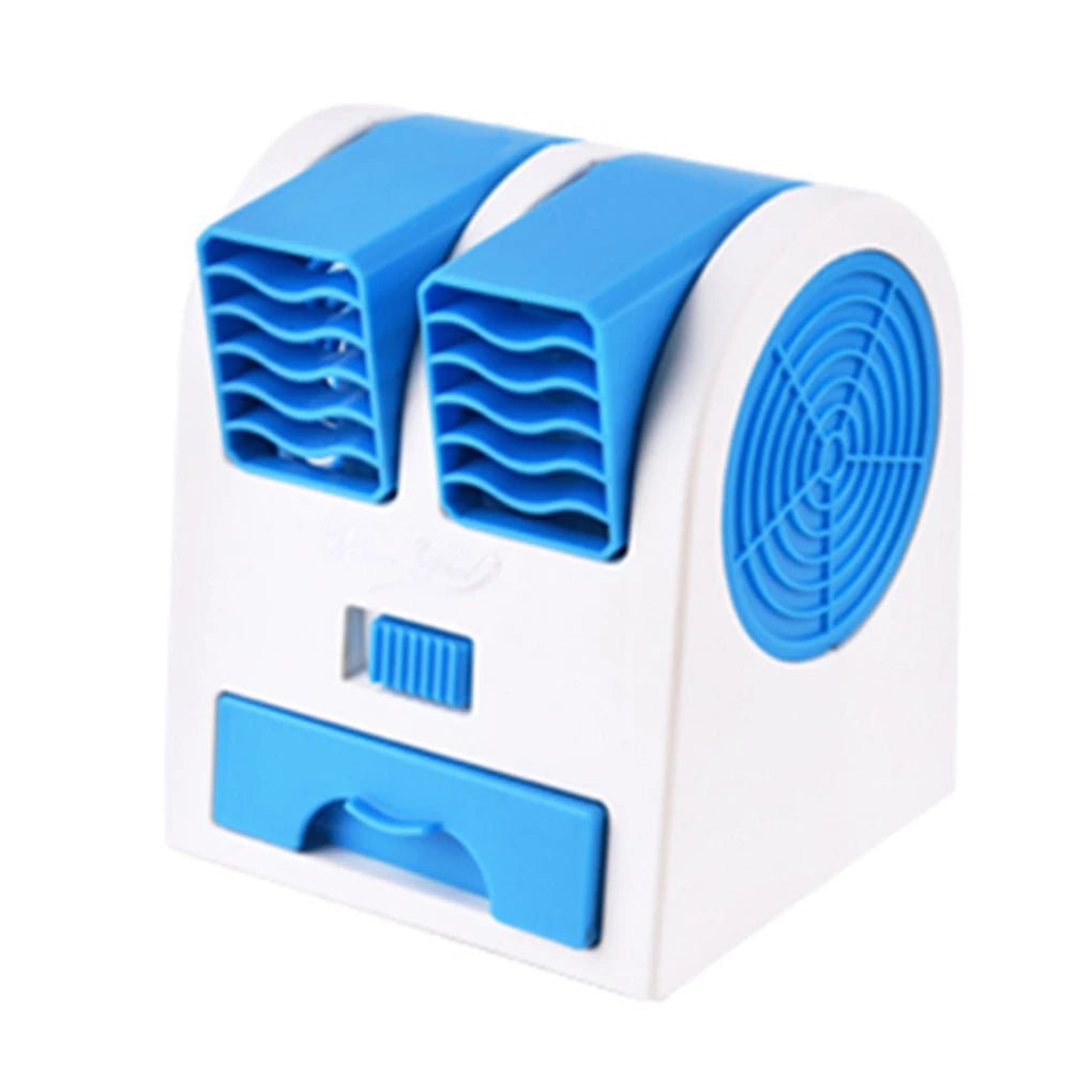 COOLBREEZE – Mini-Klimaanlage mit USB-Anschluss, leisem Betrieb und zwei Luftauslässen 5