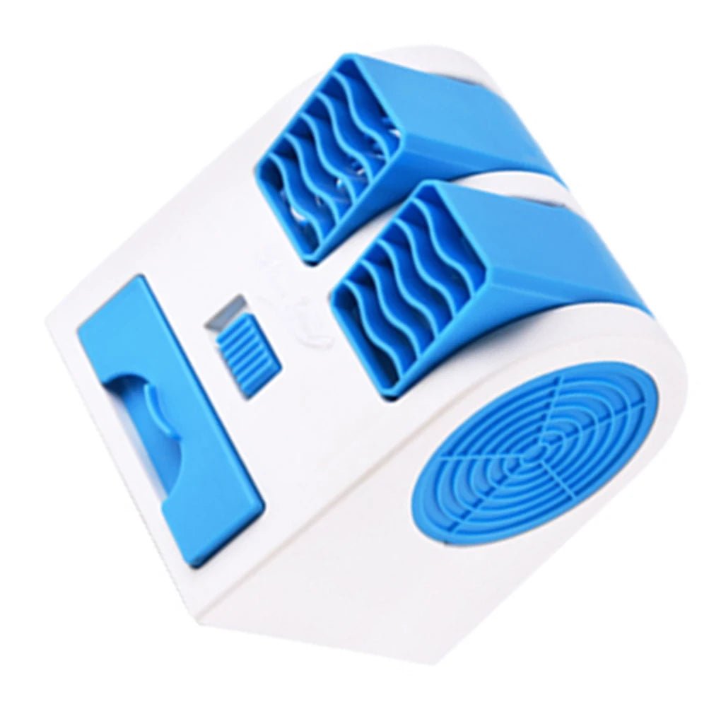 COOLBREEZE – Mini-Klimaanlage mit USB-Anschluss, leisem Betrieb und zwei Luftauslässen 6