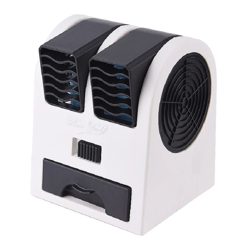 COOLBREEZE – Mini-Klimaanlage mit USB-Anschluss, leisem Betrieb und zwei Luftauslässen 7