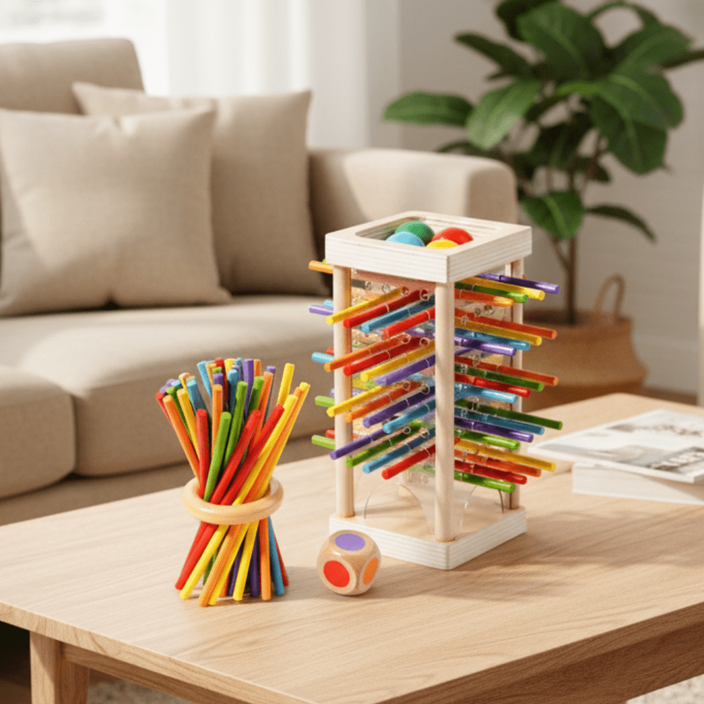 COUNTISTIX – Montessori-Zählstäbe-Set für kognitive Entwicklung und Koordination 0