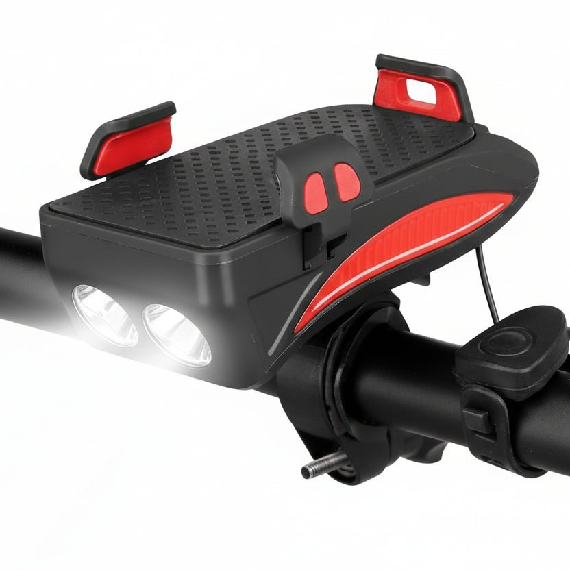 CYCLOLIGHT – Fahrradscheinwerfer mit Powerbank und Handyhalterung 0