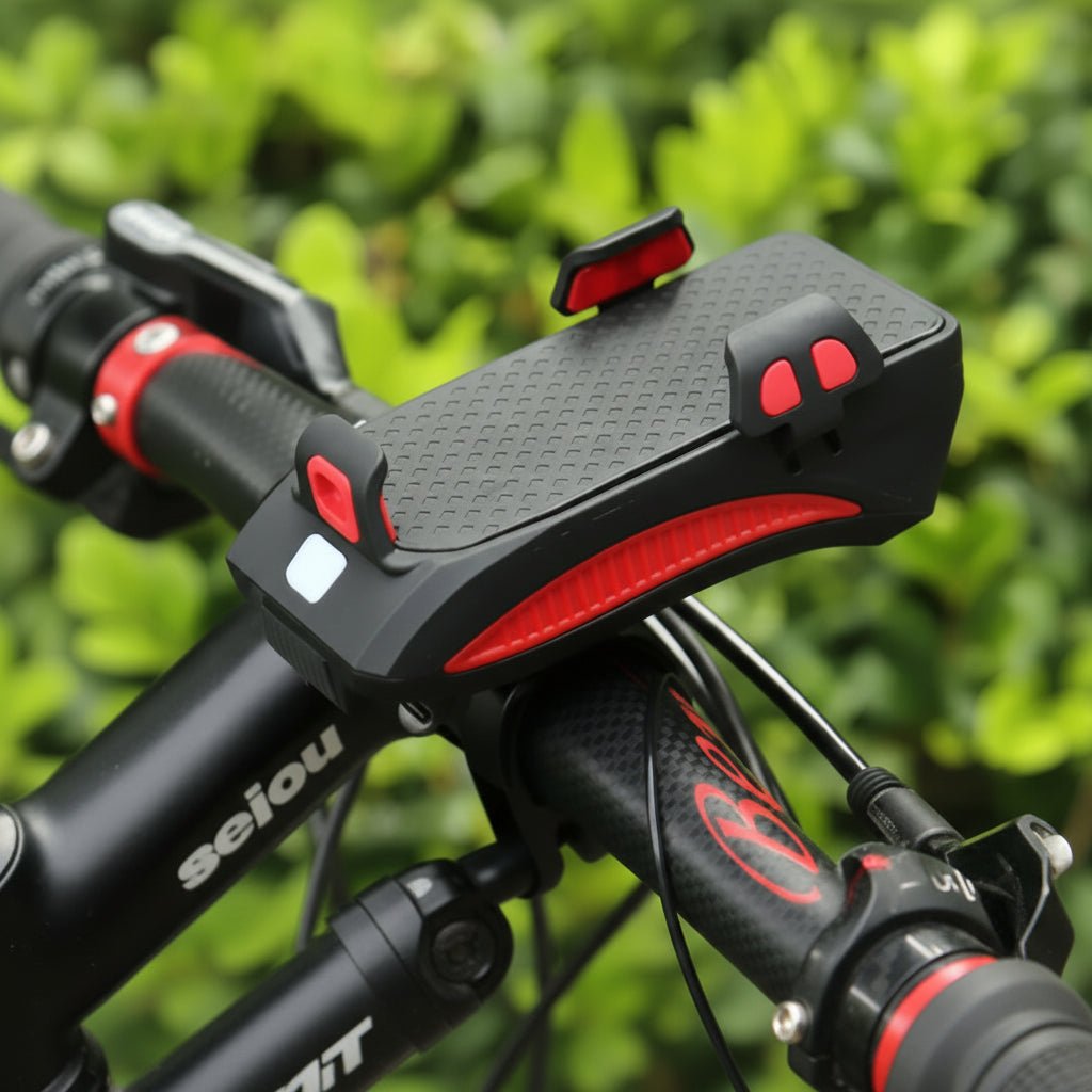 CYCLOLIGHT – Fahrradscheinwerfer mit Powerbank und Handyhalterung 1