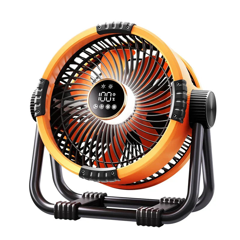Campingventilator mit 20000mAh Akku, LED-Licht & Fernbedienung – WindMate 0