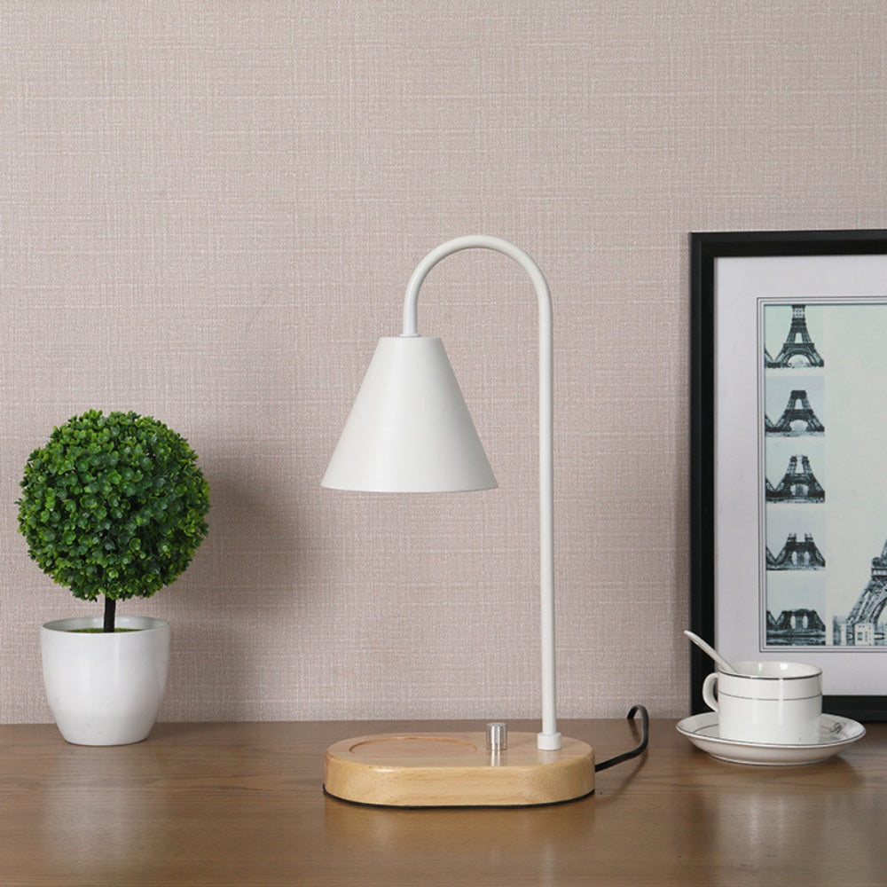 Candle Warmer Lamp with Adjustable Dimmer - Stylish Nordic Design for Safe Use 1