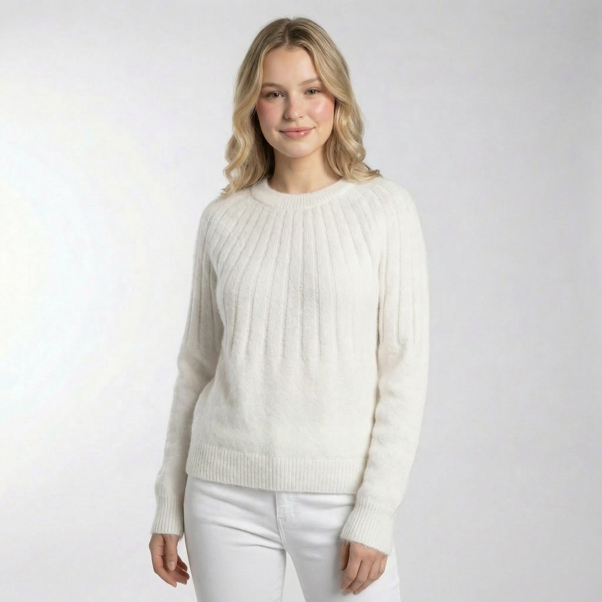 Pull en tricot pour femme – Tricot doux avec coupe ample et toucher agréable