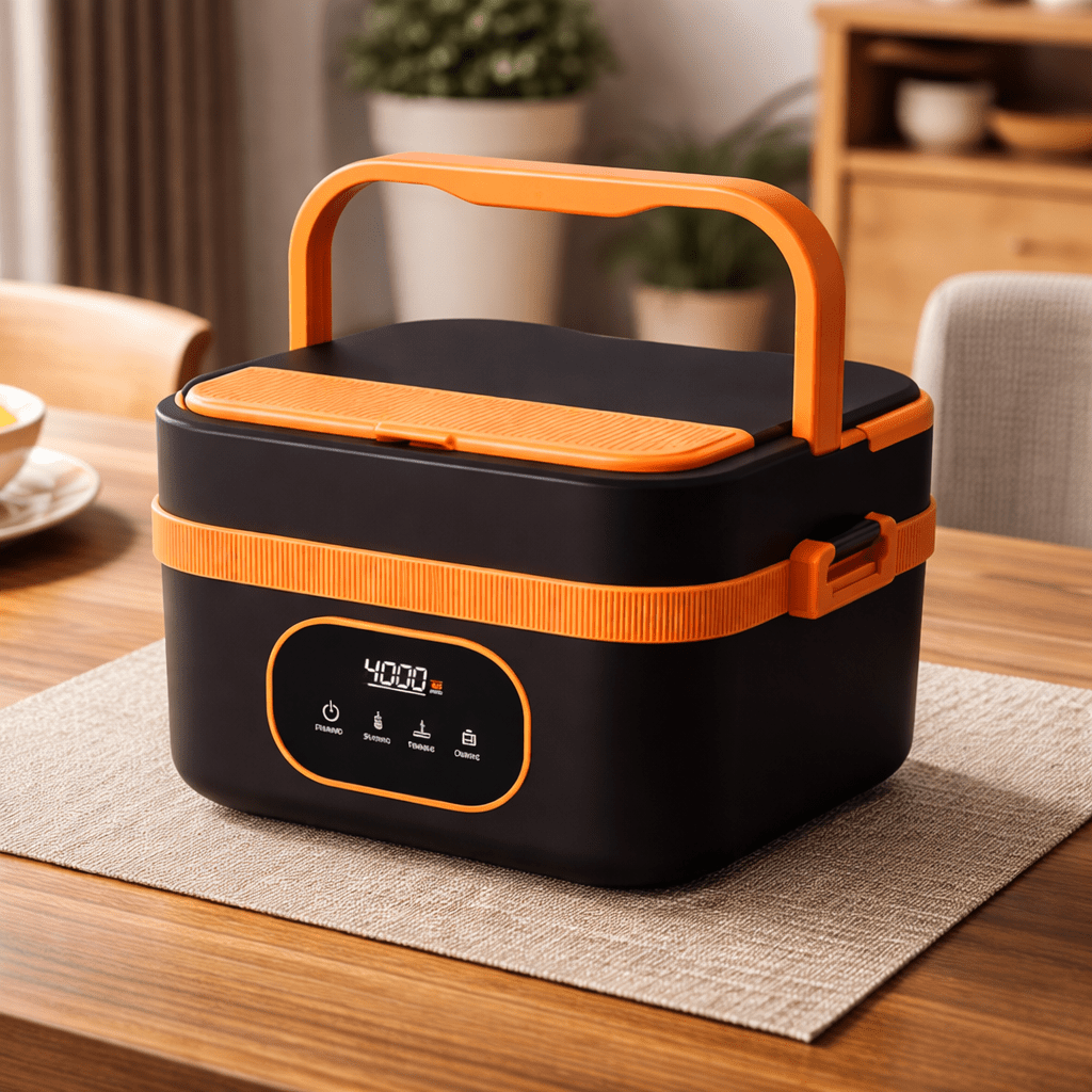 Lunchbox auto-riscaldante – Senza fili & ricarica rapida USB-C