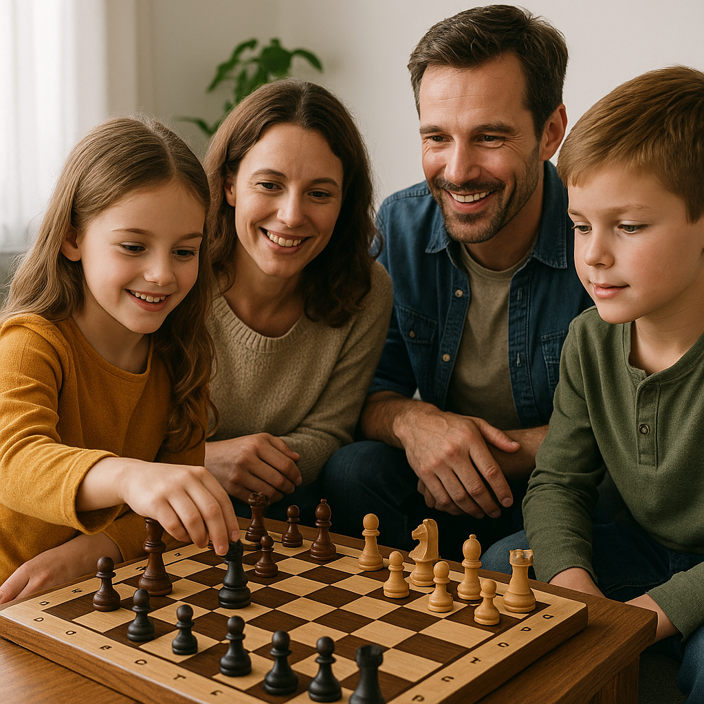 Regalis – Schachset aus Holz mit klappbarem Turnierbrett & Stauraum