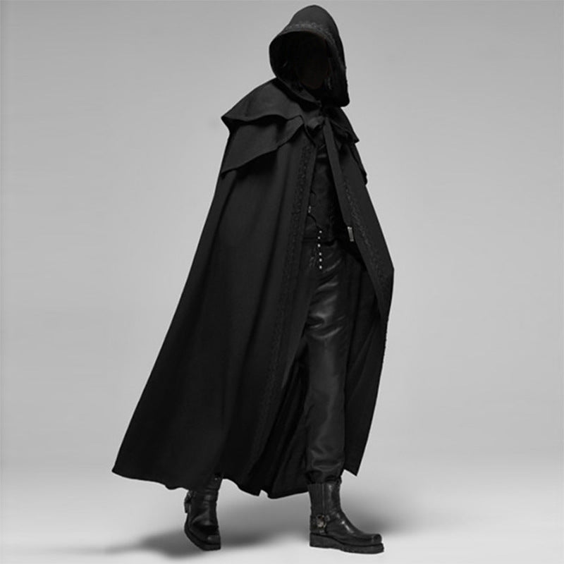 Bolendo Manteau gothique avec capuche