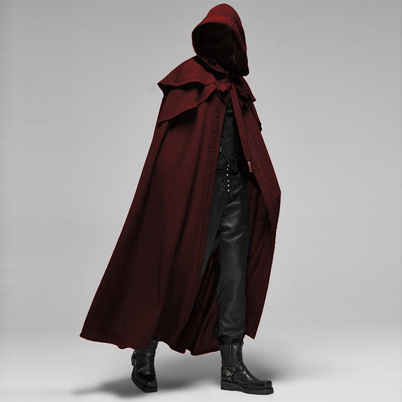 Bolendo Manteau gothique avec capuche