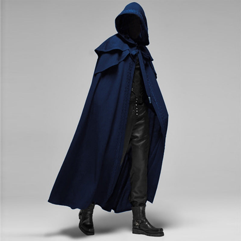 Bolendo Manteau gothique avec capuche