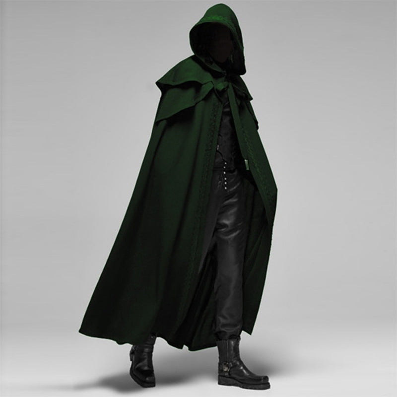 Bolendo Manteau gothique avec capuche