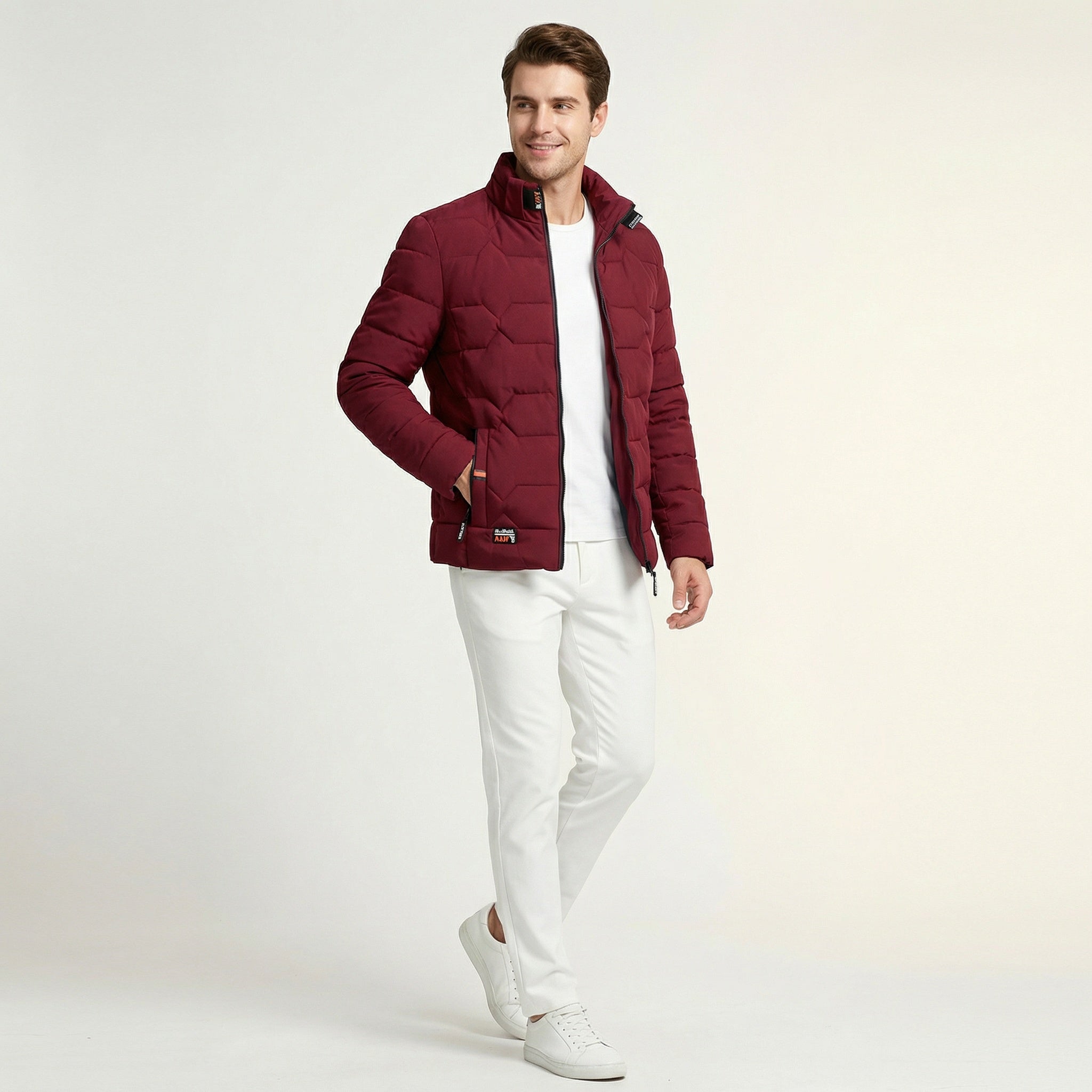 Herren Daunenjacke – Warm, Wetterfest & Leicht Isolierend für Winter