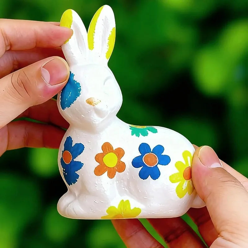 Creatief Schuim Ei-Schilderpakket voor Kinderen met 6 Kleuren Verf 3