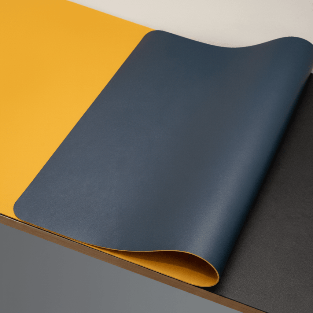 DESKSHIELD – Hochwertige Schreibtischunterlage aus PU-Leder für präzise Maussteuerung 10