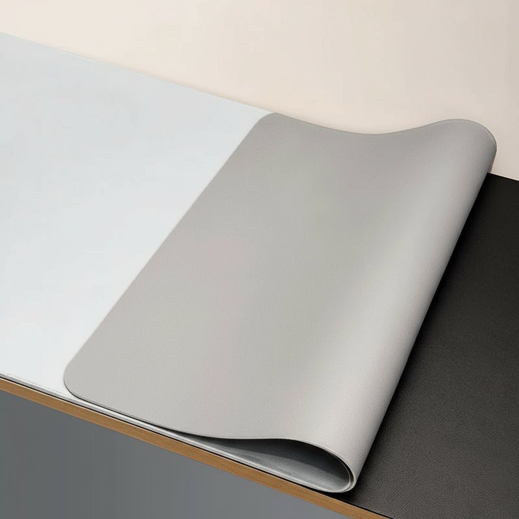 DESKSHIELD – Hochwertige Schreibtischunterlage aus PU-Leder für präzise Maussteuerung 11