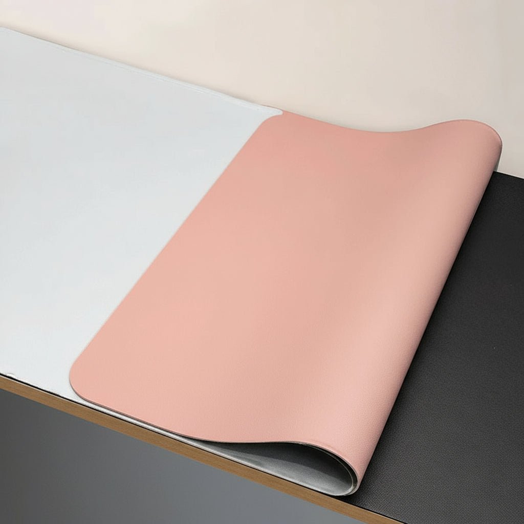 DESKSHIELD – Hochwertige Schreibtischunterlage aus PU-Leder für präzise Maussteuerung 5