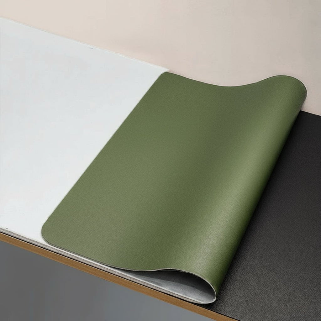 DESKSHIELD – Hochwertige Schreibtischunterlage aus PU-Leder für präzise Maussteuerung 6