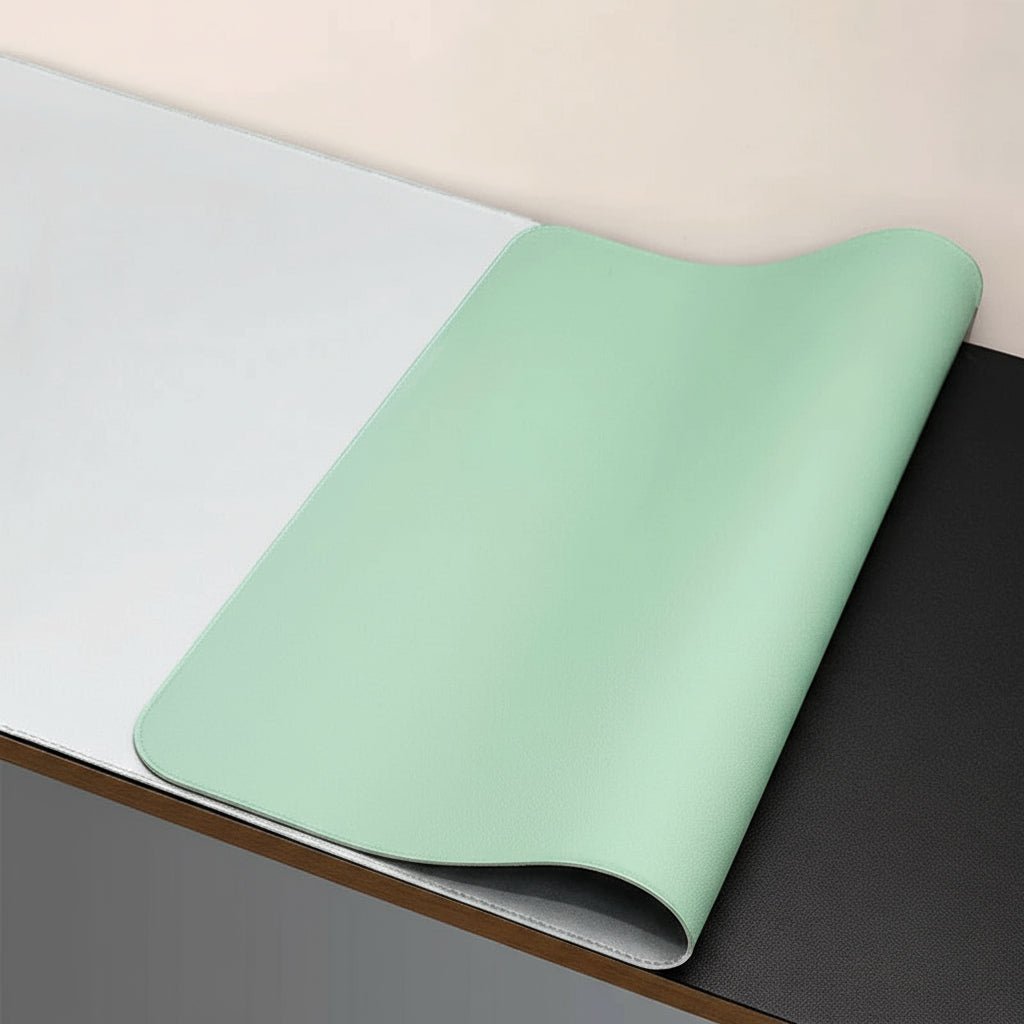 DESKSHIELD – Hochwertige Schreibtischunterlage aus PU-Leder für präzise Maussteuerung 7