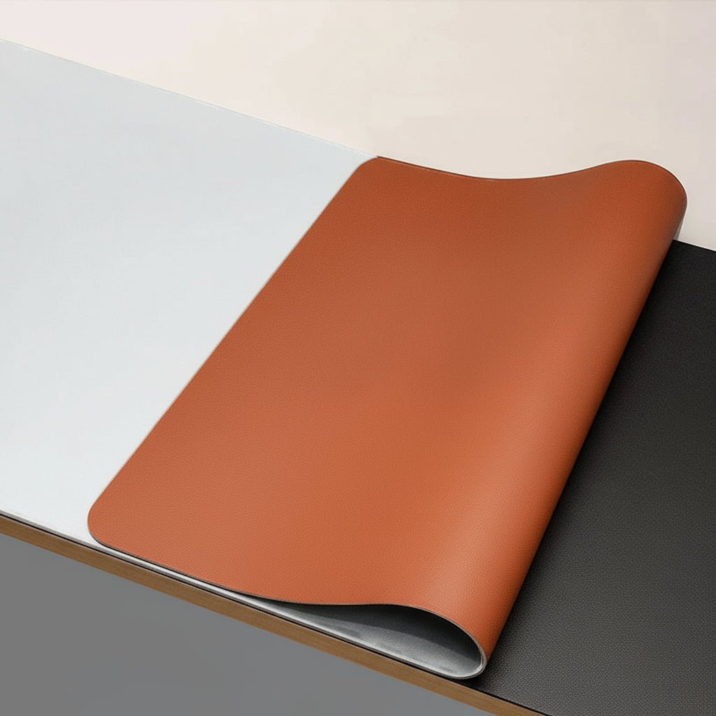 DESKSHIELD – Hochwertige Schreibtischunterlage aus PU-Leder für präzise Maussteuerung 8