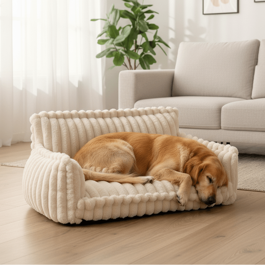 DOGVIA – Weiches und waschbares orthopädisches Hundesofa für Haustiere 0