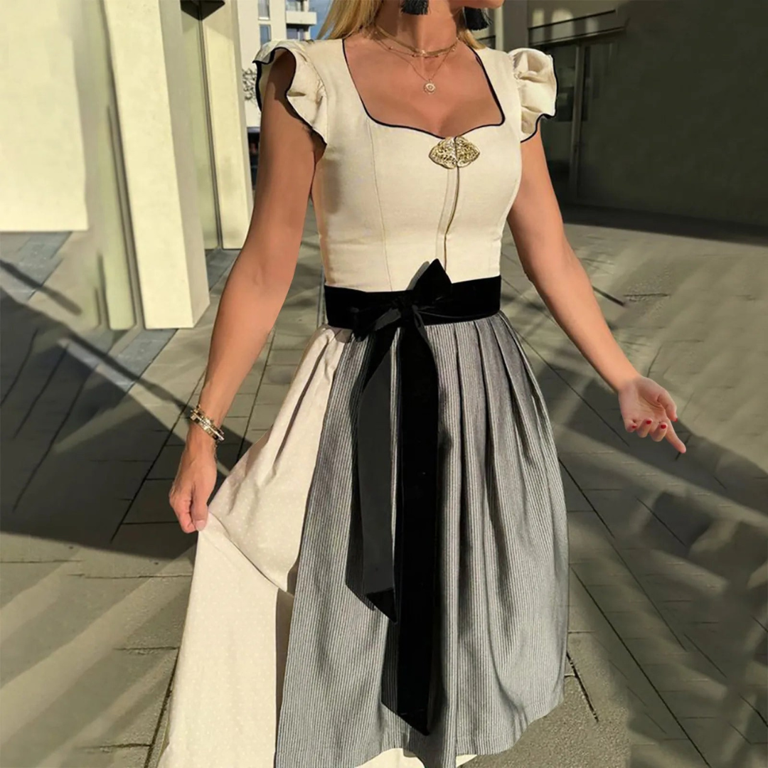 AlpenGlanz – Dame Dirndl bomuld festlig & traditionel – til lejligheder