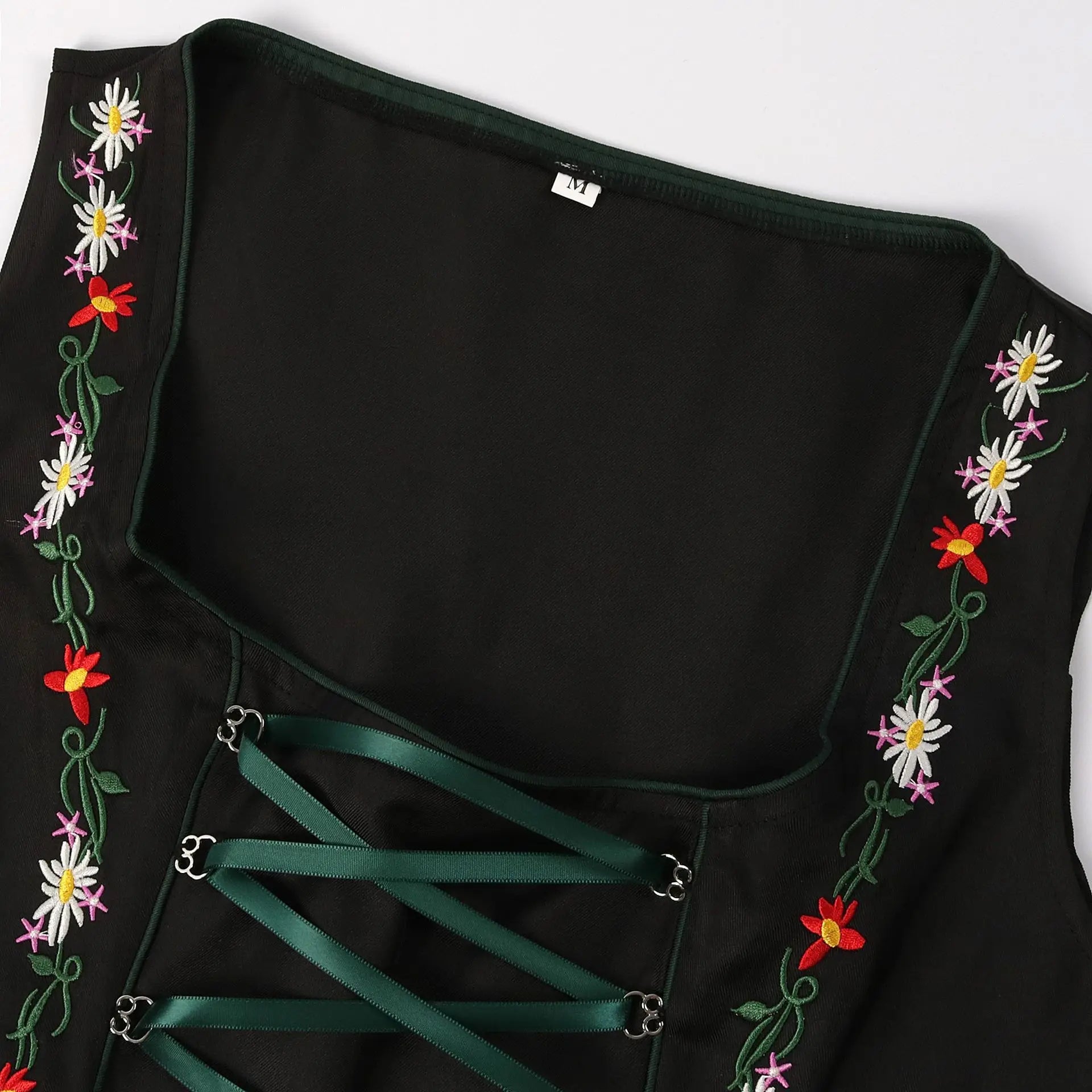 Alpengruss – Dame Dirndl traditionel Grøn/Svart – Til Oktoberfest & Fester