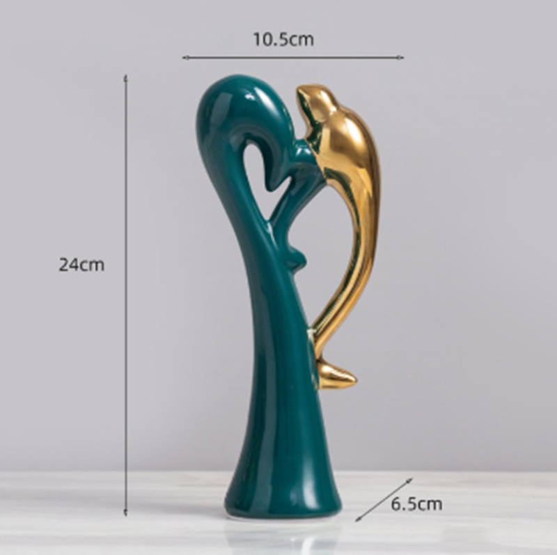 RamicBird – keramická lienka dekorácia pre štýlové akcenty