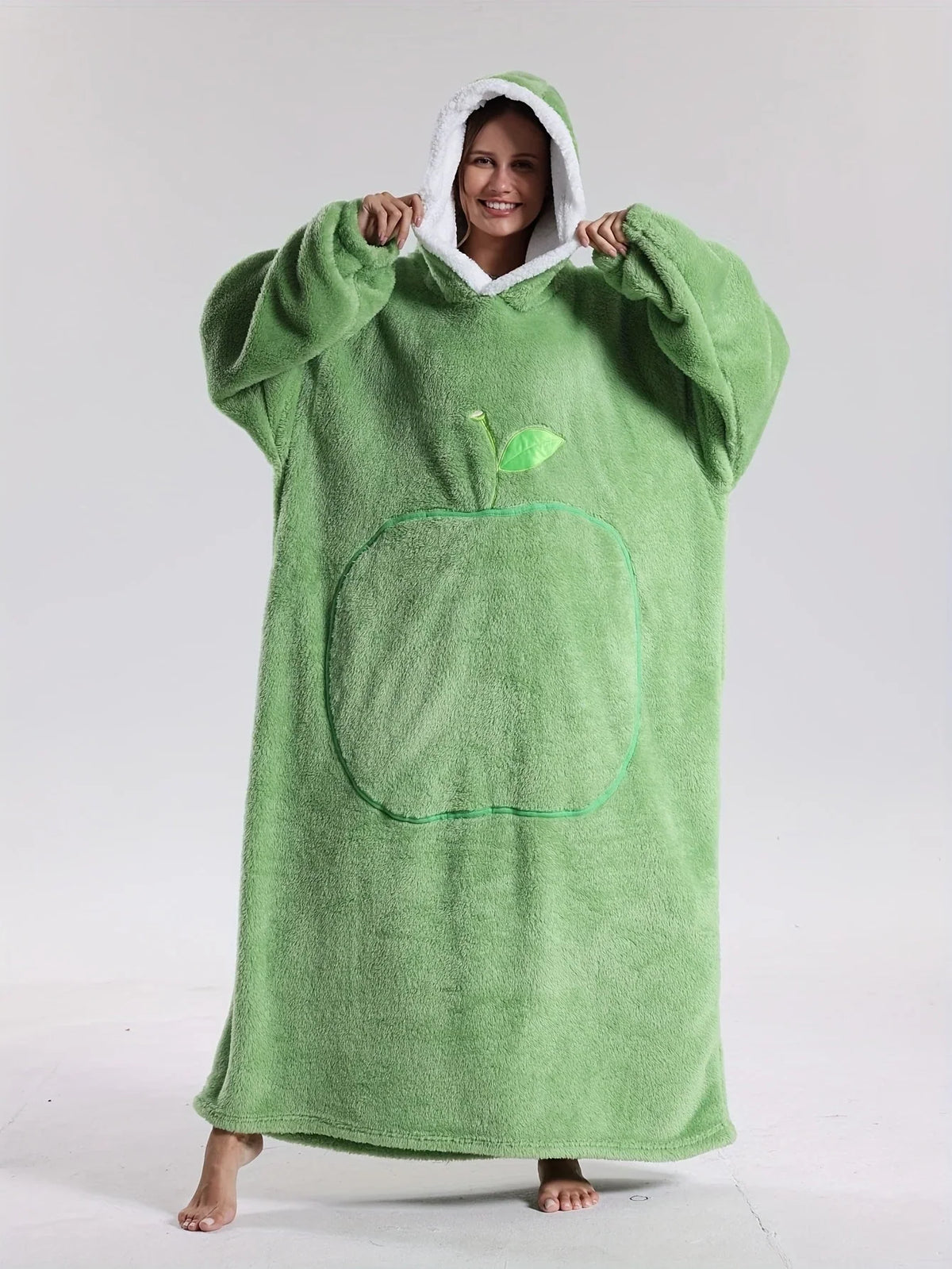 Hoodie-Decke aus Plüsch