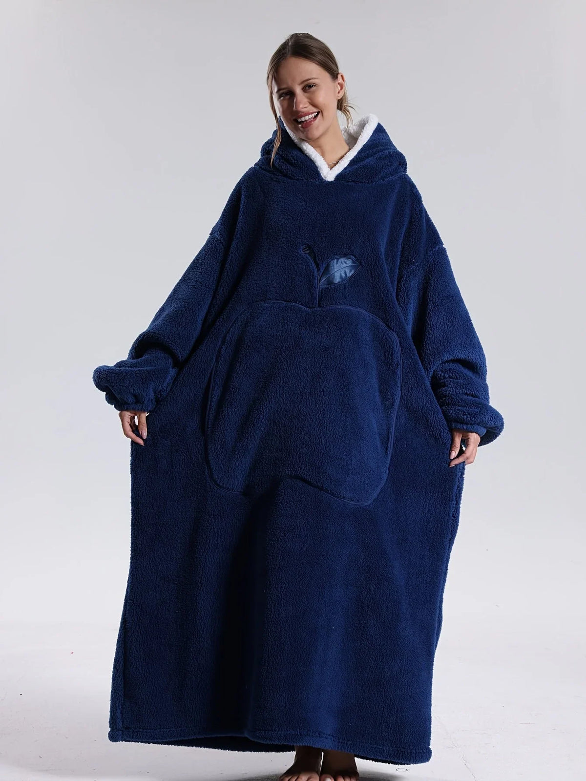 Hoodie-Decke aus Plüsch