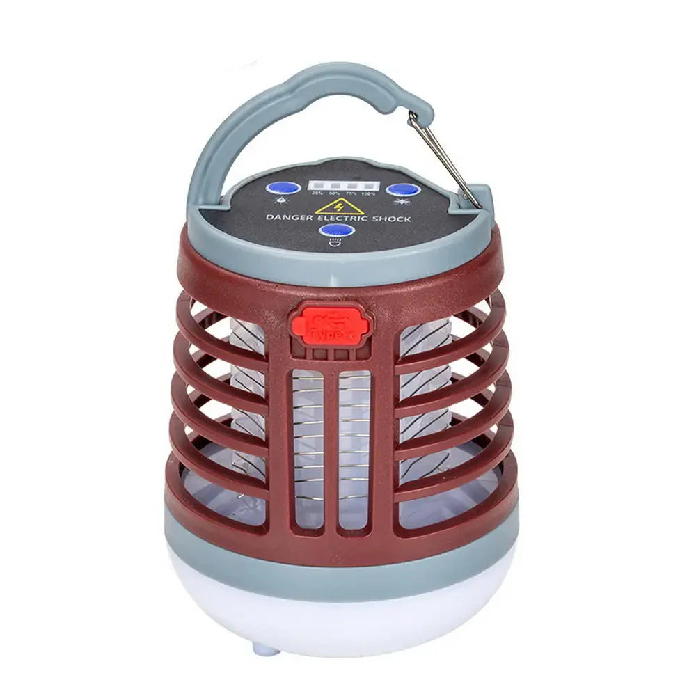 Draagbare Waterdichte Muggenmoordenaar Lamp voor Buitengebruik, Oplaadbaar en Compact 0