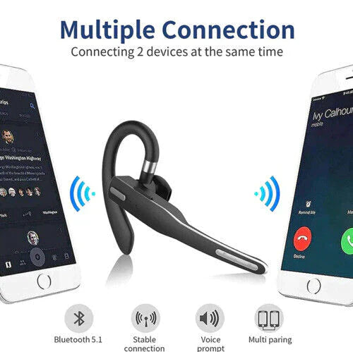 Drahtloses Bluetooth 5.1 Headset mit Dual Mic - RoadMic Pro 5